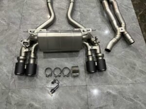 BMW M2C (F87) Akrapovič Titanium Evolution Line Exhaust w/ Carbon Fiber Tips
