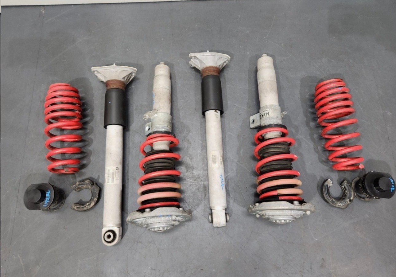 16-21 OEM BMW F87 M2 Front Rear Left Right Struts w/ H&R Shock Springs SET 24k - Image 3