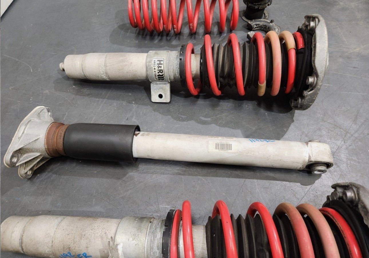 16-21 OEM BMW F87 M2 Front Rear Left Right Struts w/ H&R Shock Springs SET 24k - Image 15