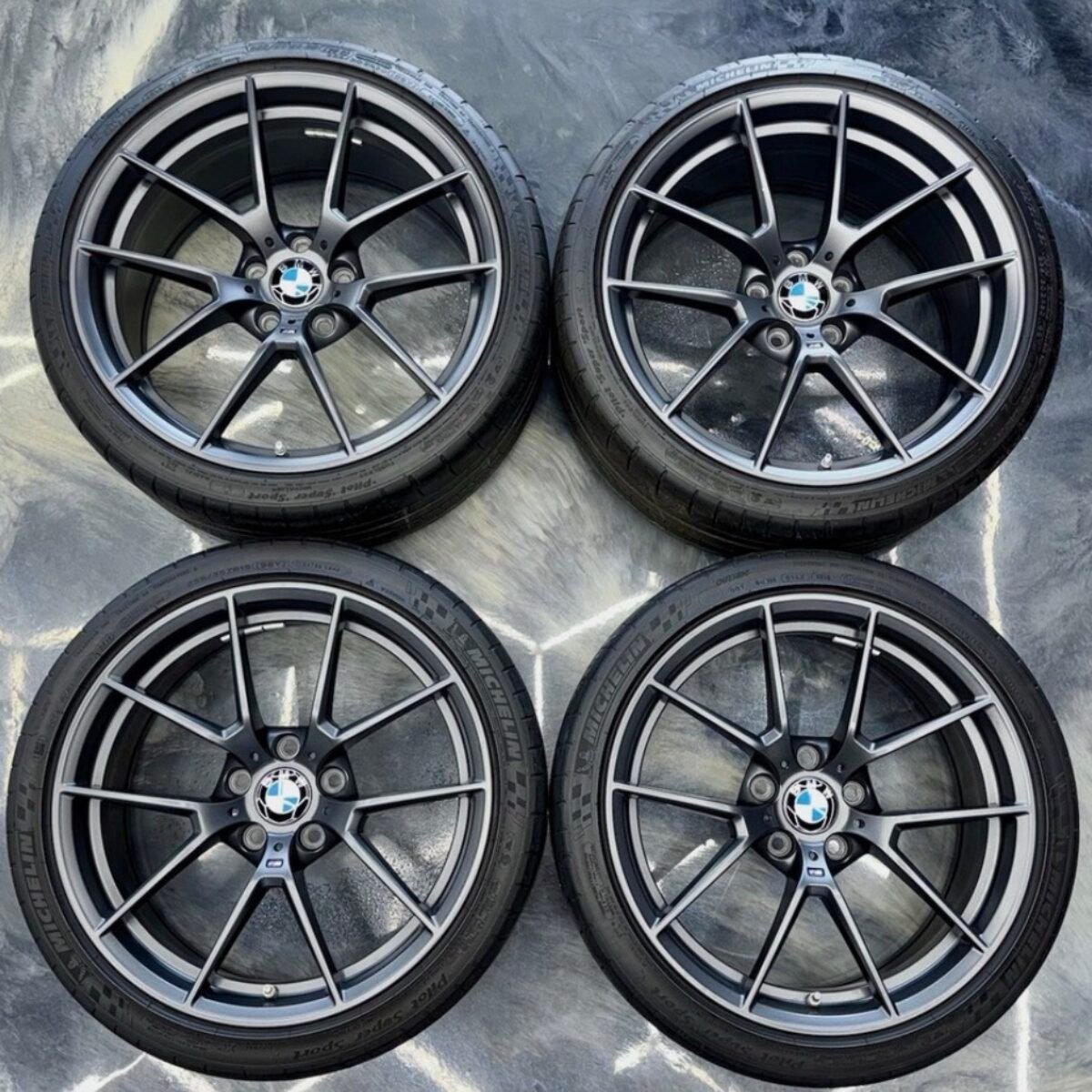 GENUINE OEM BMW 763M 19/20” Staggered Forged M3 M4 CS Wheels Set F80 F82 F83 F87