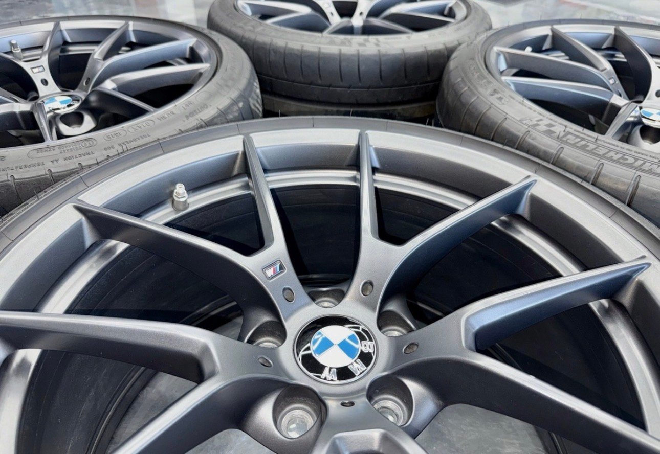 GENUINE OEM BMW 763M 19/20” Staggered Forged M3 M4 CS Wheels Set F80 F82 F83 F87 - Image 9