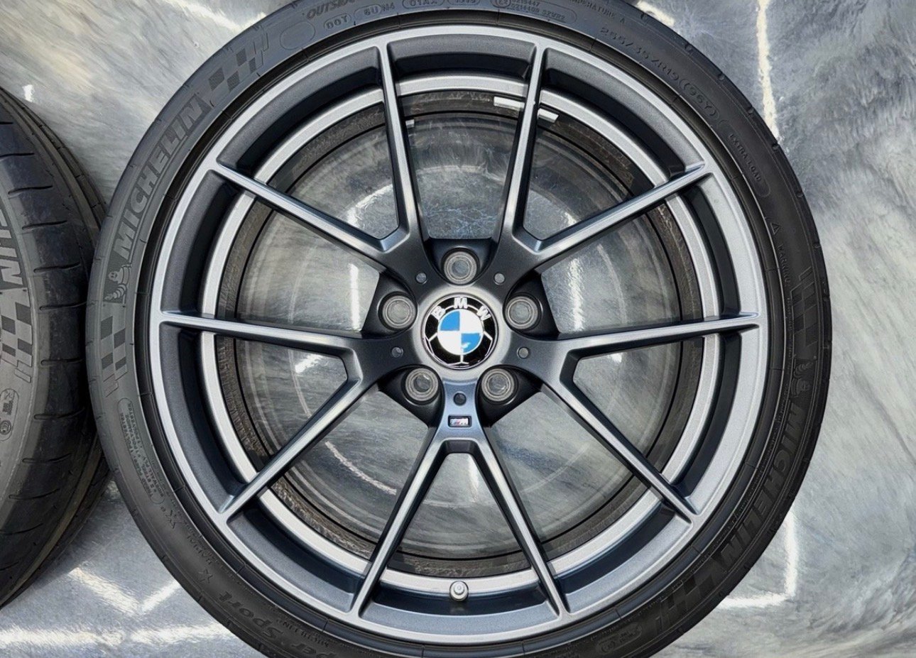 GENUINE OEM BMW 763M 19/20” Staggered Forged M3 M4 CS Wheels Set F80 F82 F83 F87 - Image 11