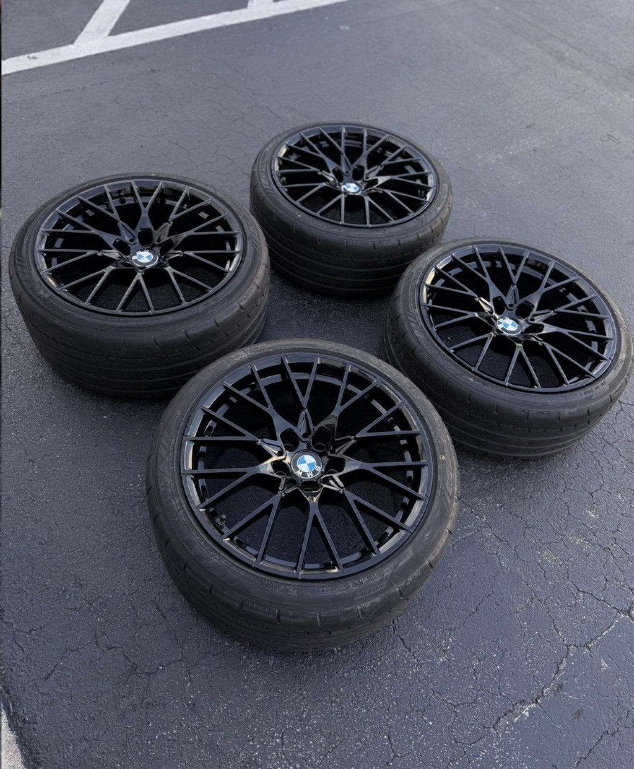 19” BMW M2 F87 Competition 788M Oem Wheels. 19x9 & 19x10 Yokohama Tires Apex - Image 7