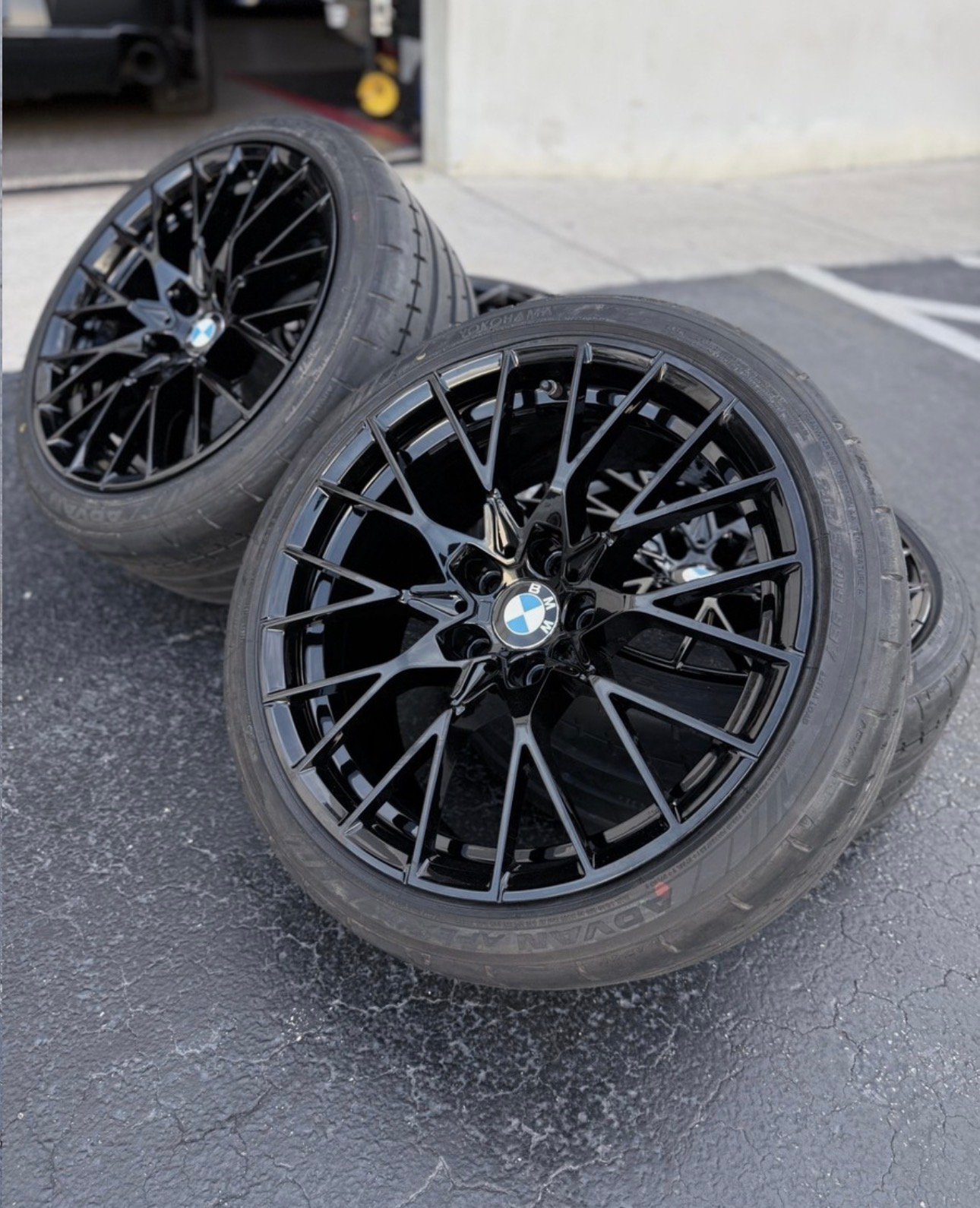 19” BMW M2 F87 Competition 788M Oem Wheels. 19x9 & 19x10 Yokohama Tires Apex - Image 8