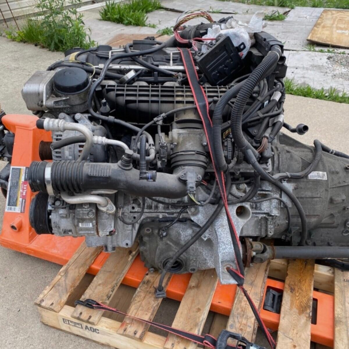 n55 engine with transmission from bmw x5 2014