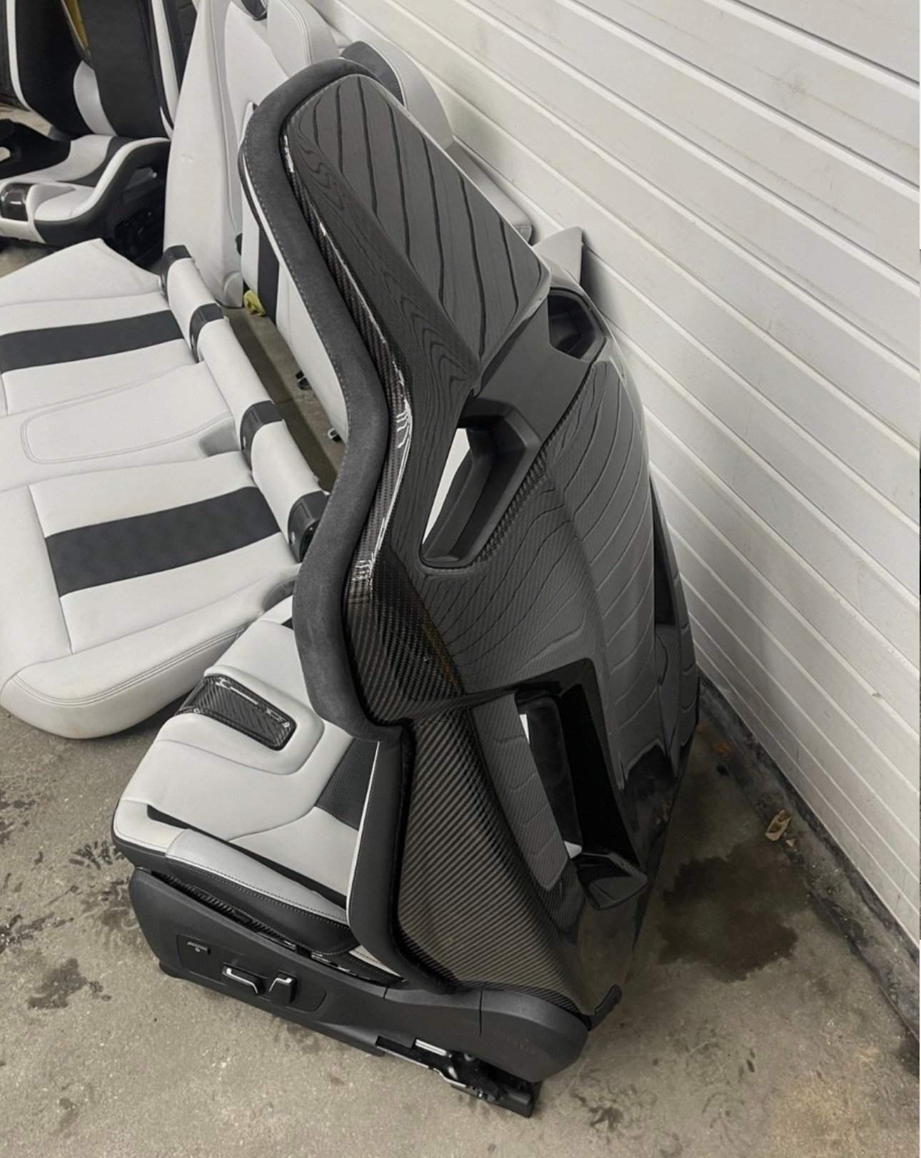 2024 BMW M3 M4 G80 G82 FRONT CARBON BUCKET SEATS REAR SEATS INTERIOR SET OEM - Image 11