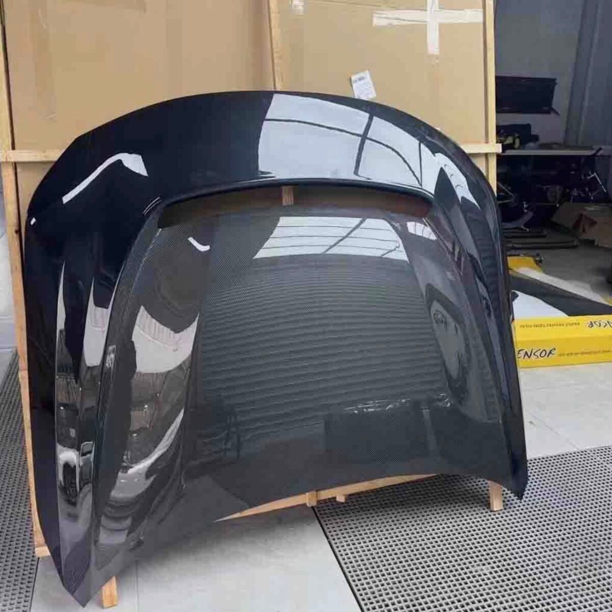 CARBON FIBER Front Hood Engine Bonnet Cover Trim For 23-24 BMW M2 G87 G42 Coupe