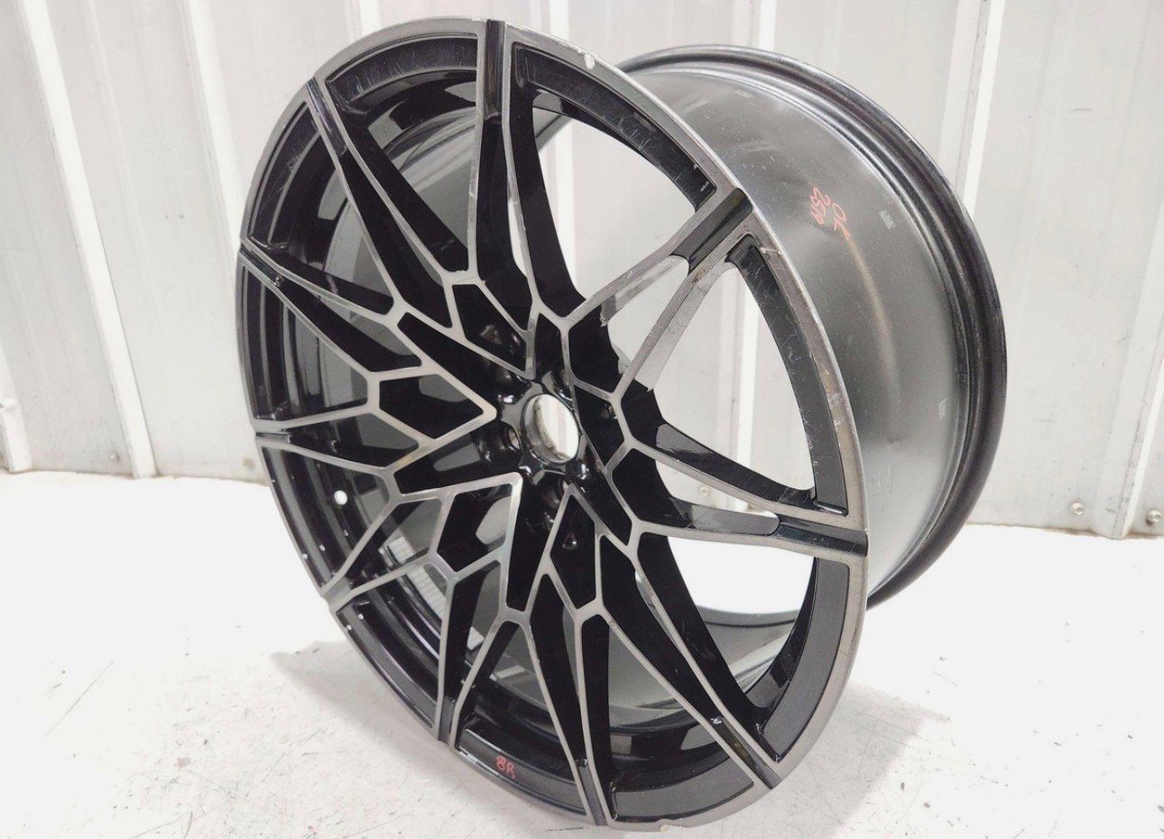 2023 BMW M4 G82 COMPETITION REAR WHEEL RIM 20X10.5 ALLOY 20 SPOKE BLACK *NOTE