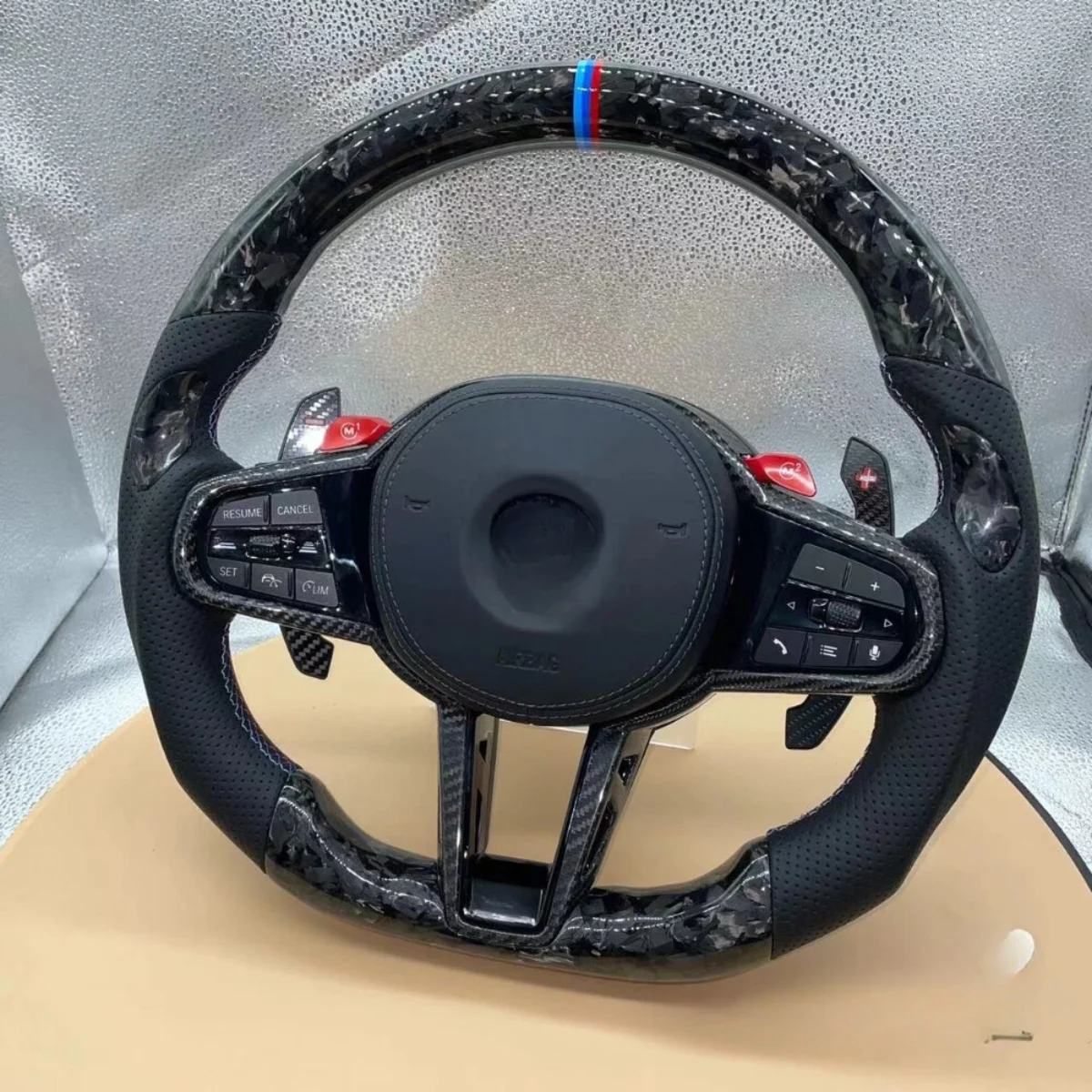 Heat Forged Carbon Fiber Steering Wheel for BMW G30 G20 G37 G90 G32 G35 G25 X3M