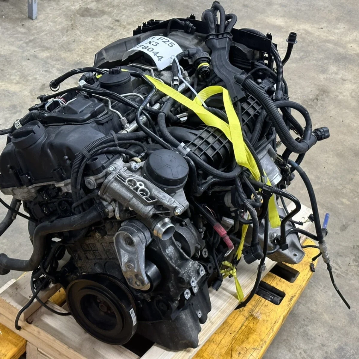 11-18 Bmw F25 X3 X4 3.0l N55 6 Cyl Turbo Engine Motor Block Assembly
