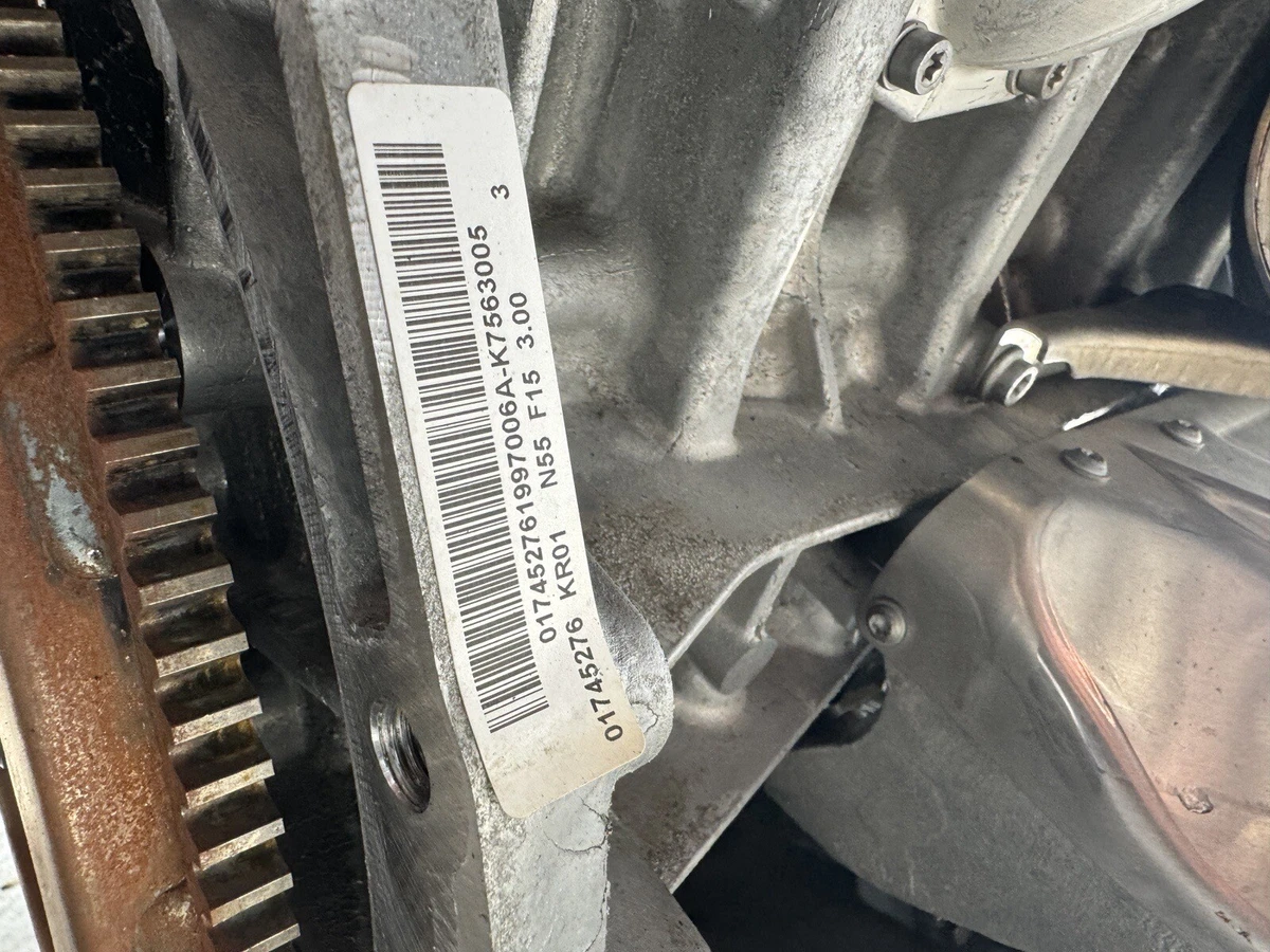 BMW 14-19 F15 F16 N55 3.0L Engine Motor TurboCharged Long Block Assembly OEM - Image 11