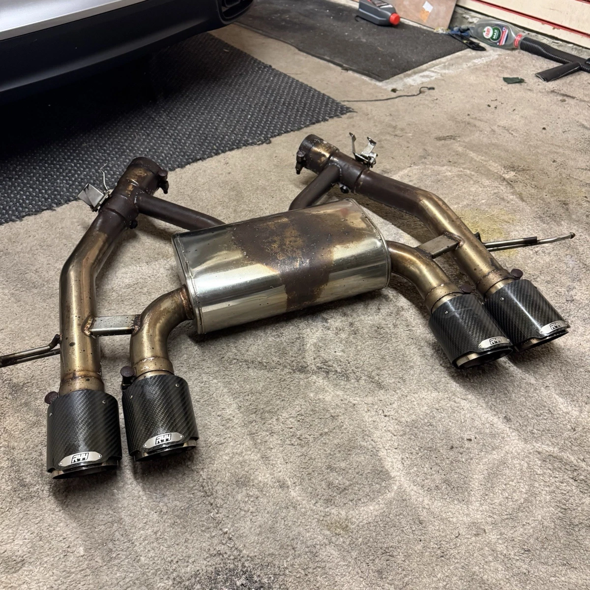 BMW M3/ M4 RACE CAT BACK EXHAUST SYSTEM CARBON TIPS(G80/G81/G82/G83)RRP