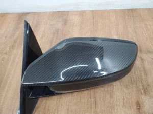 OEM BMW G80 M3 Left Driver Side Heated Mirror Assembly Carbon w/ Camera