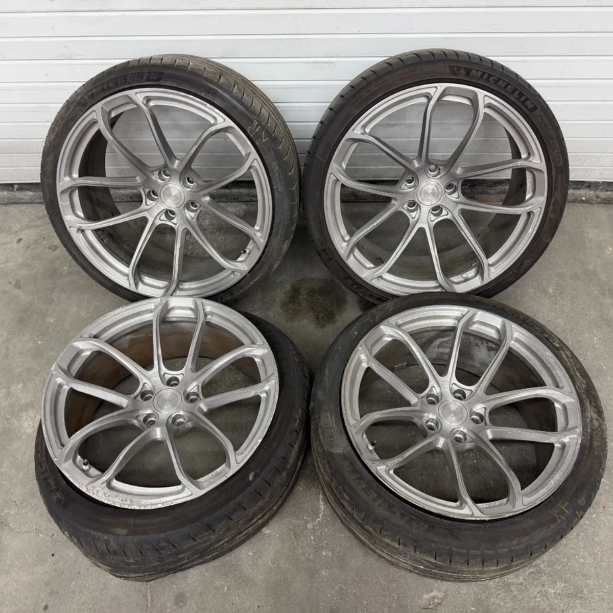 2024 BMW M3 G80 M4 G82 G8X BC FORGED WHEELS RIMS TIRES 5X112 *DAMAGE*