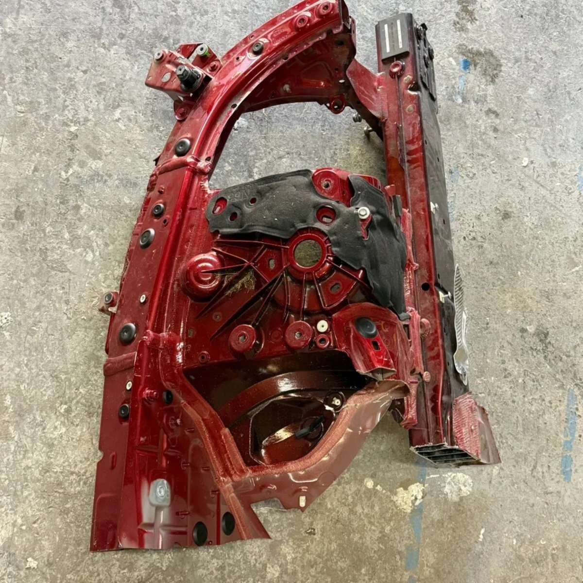 2020 BMW M8 COMPETITION F93 G16 DRIVER SIDE LEFT FRAME RAIL APRON CUT 77582578