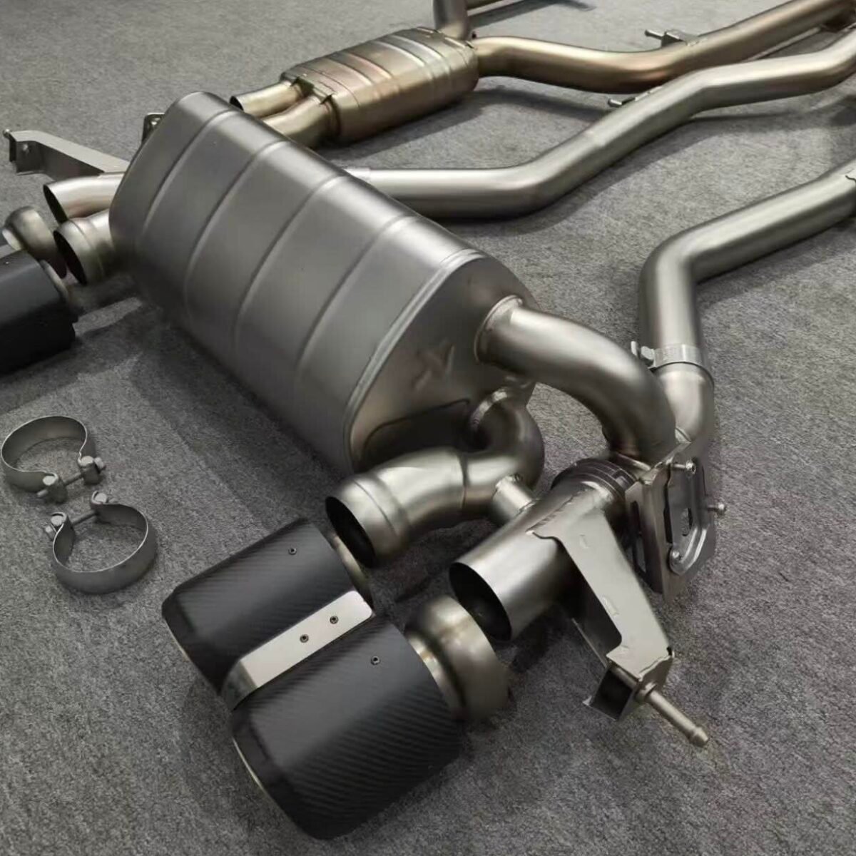 Akabovic pipe for BMW M2 G87. New condition. Set