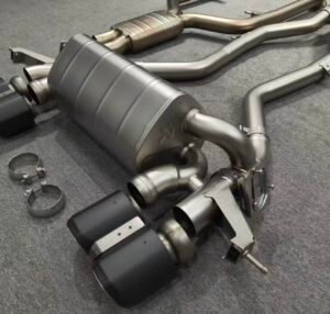 Akabovic pipe for BMW M2 G87. New condition. Set