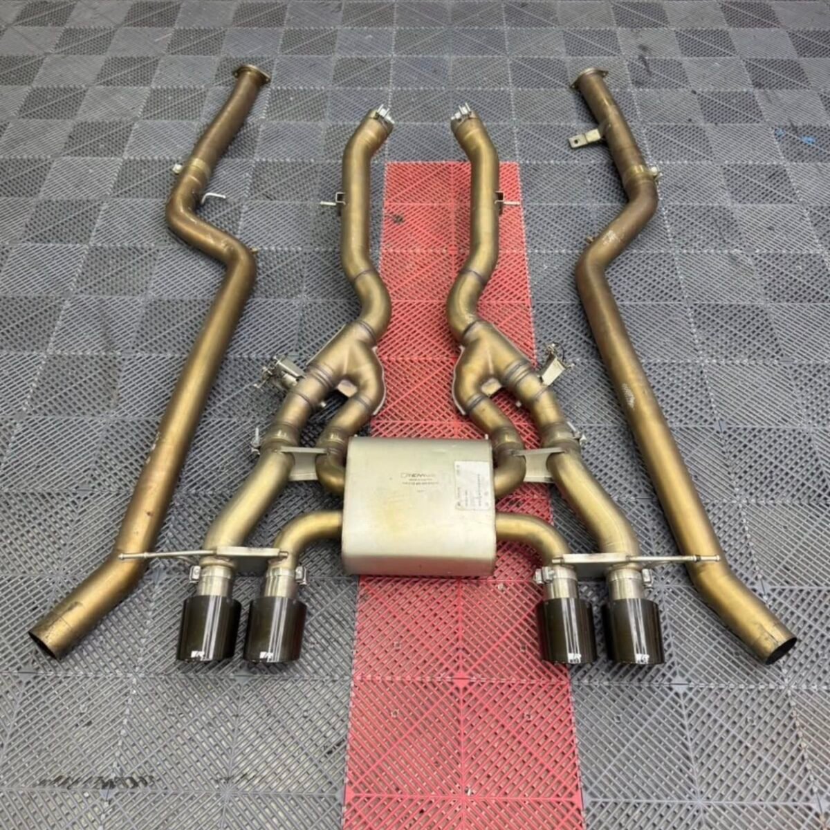 Rear Silencer full line exhaust for BMW M3 M4 G80 G81 G82.