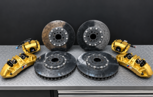 21-25 BMW M3 G80 G82 M4 BREMBO BRAKE CALIPER ROTOR CARBON CERAMIC GOLD SET