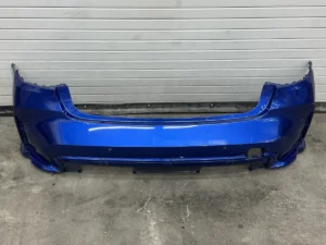2024 BMW M3 M4 G80 G82 REAR BUMPER COVER BLUE OEM *COSMETIC WEAR 9-11*