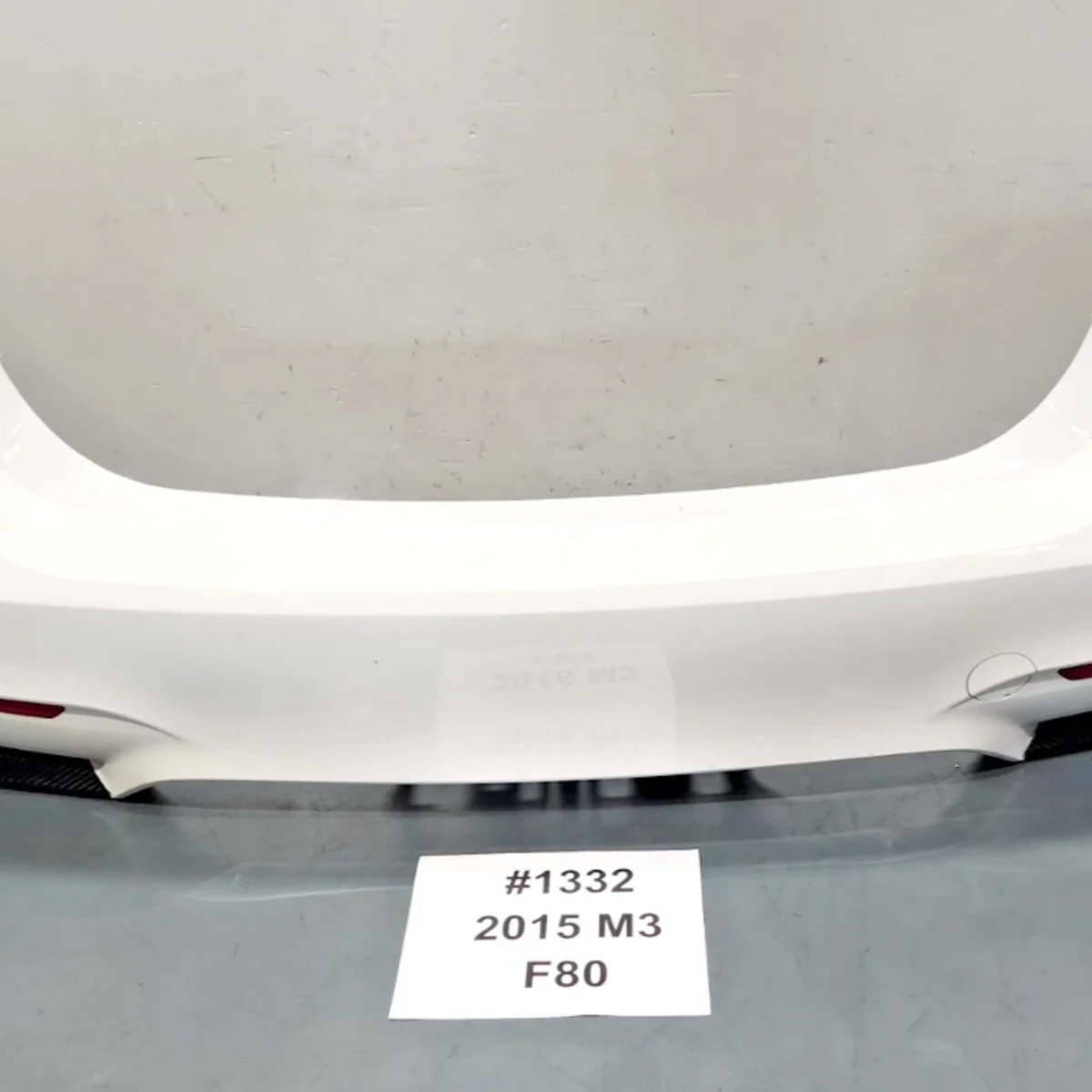 ✅ 2015-2018 OEM BMW F80 M3 Rear Bumper Cover M SPORT Panel Trim White 300 NOTE