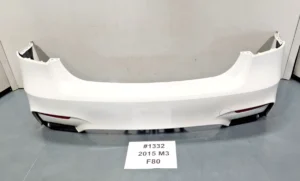✅ 2015-2018 OEM BMW F80 M3 Rear Bumper Cover M SPORT Panel Trim White 300 NOTE