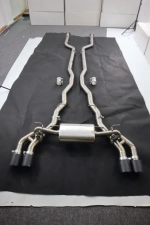 BMW Akrapovic exhaust system G90 G99 M5 Titnaium with Carbon Tips
