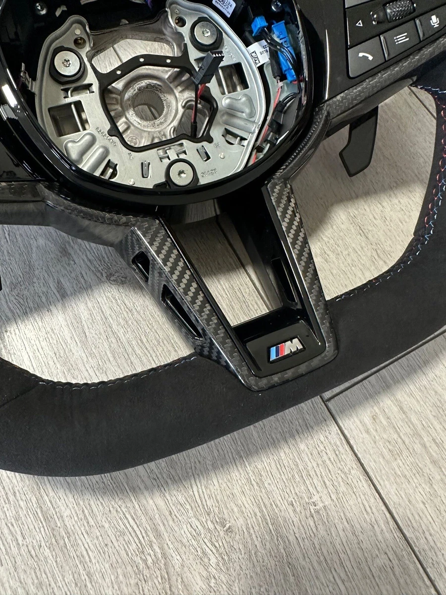 BMW Genuine CS G30 F90 M Steering Wheel Carbon Alcantara - Image 5